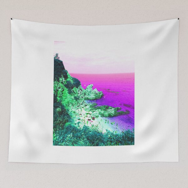 Item preview, Edited photo of a Cliff with violet filter! designed and sold by 360DESIGNING.