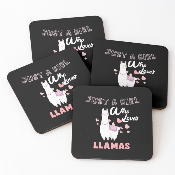 Item preview, Just A Girl Who Loves Llamas Funny Llama Lover Gift designed and sold by saadtraibiz.