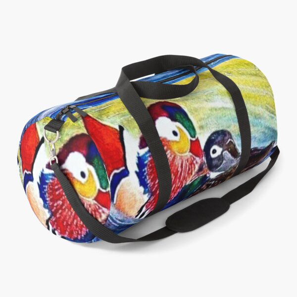 Item preview, Mandarin ducks watercolor painting designed and sold by horseaddicted.