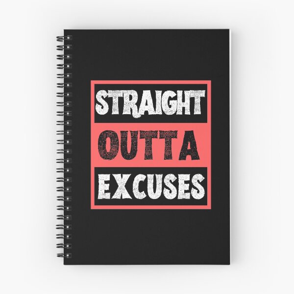 Item preview, Straight Outta Excuses designed and sold by VBeesTees.