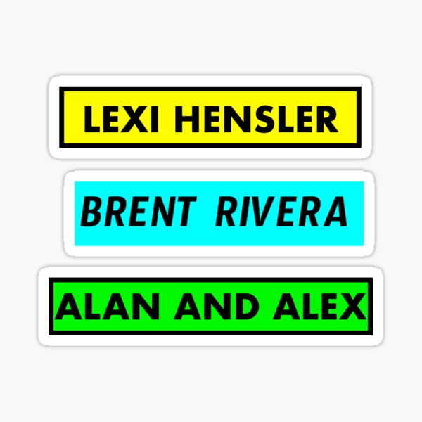 brent rivera Sticker