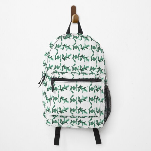 Item preview, leaves vines with white background seamless print designed and sold by ddesignnstudio.