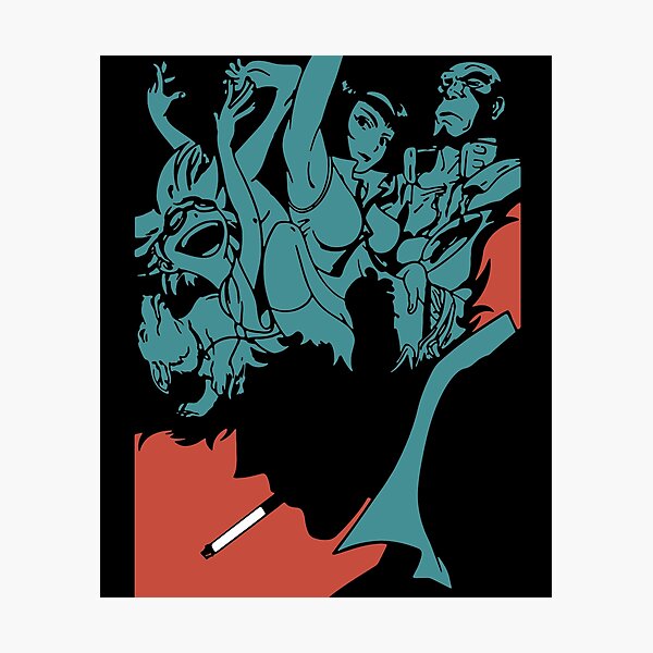 Cowboy Bebop Retro Vintage Photographic Print