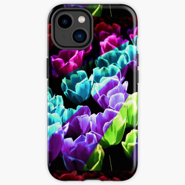 Retro flowers iPhone Tough Case