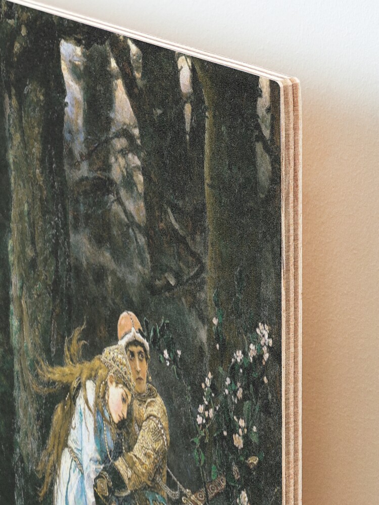 Alternate view of Ivan tsarevich riding the grey wolf Mounted Print