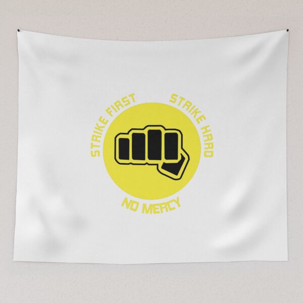Item preview, Cobra Kai Strike First, Strike Hard, No Mercy designed and sold by Giulio Caputi.