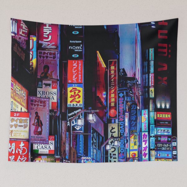Item preview, Cyberpunk Tokyo designed and sold by SofiaStutio.