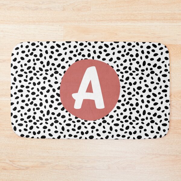 Item preview, Dalmatian Spot Pink A Monogram, Initial, Letter, Name designed and sold by CocoandDaisy.