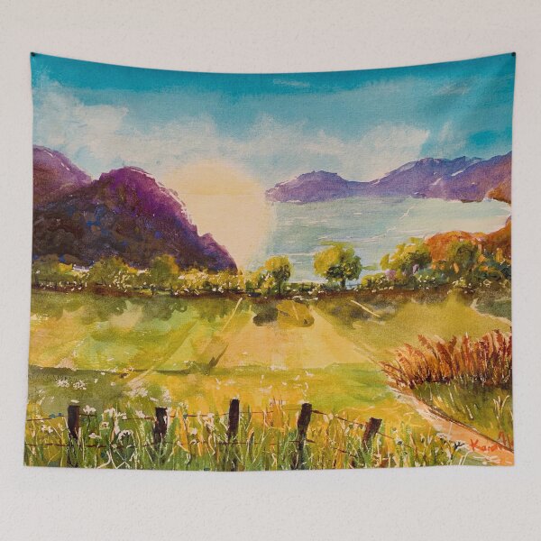 Item preview, Watercolor painting Loch Leven designed and sold by Karen Harding Art and Illustration .