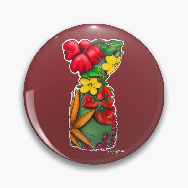 Item preview, Guam Latte Stone Floral designed and sold by simplyec2013.