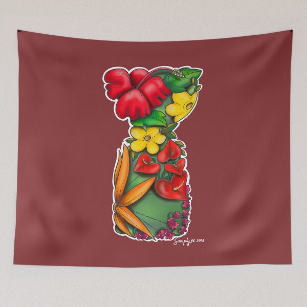 Item preview, Guam Latte Stone Floral designed and sold by simplyec2013.