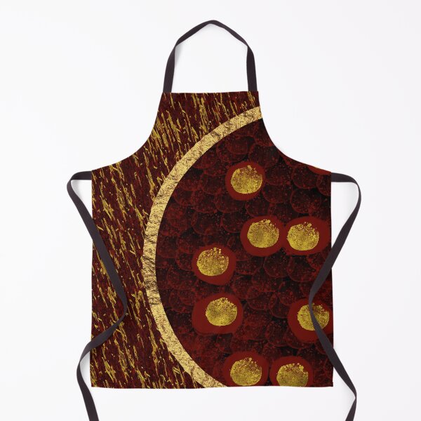 Item preview, Elegant Red and gold mysterious pattern designed and sold by Aura-E.