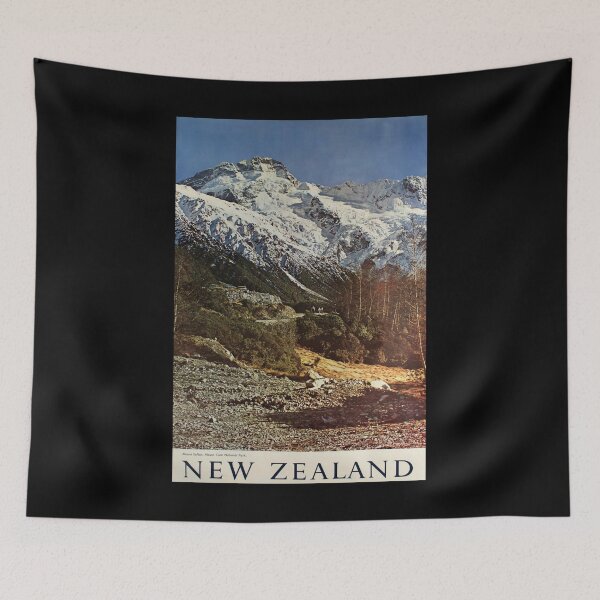 Artikelvorschau, retro classic New Zealand poster entworfen und verkauft von CorasPosters.