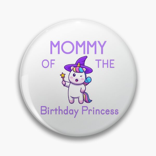 Item preview, Mommy of The Birthday Princess Unicorn designed and sold by Albatrozz.