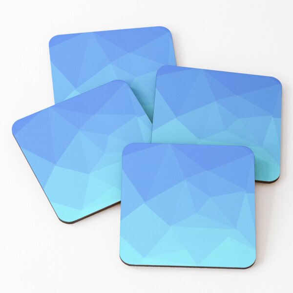 Item preview, best blue geometric abstract line pattern gift designed and sold by Space Art.