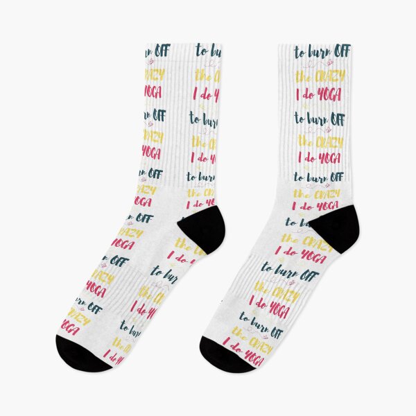 Item preview, I do yoga to burn off the crazy  designed and sold by AllyShop.