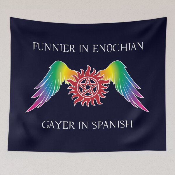 Item preview, It's gayer in Spanish - Dark Version designed and sold by rusherlife.