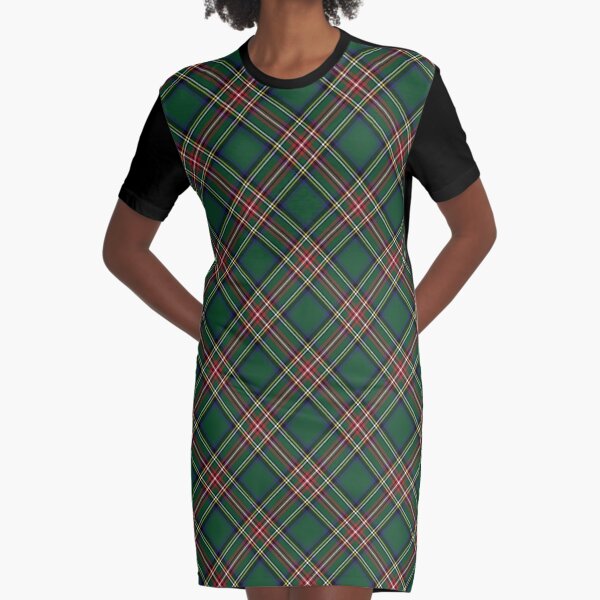 green tartan dress womens