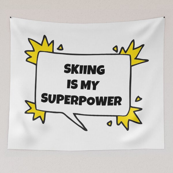 Item preview, Skiing is my superpower designed and sold by TheGreenGoat.