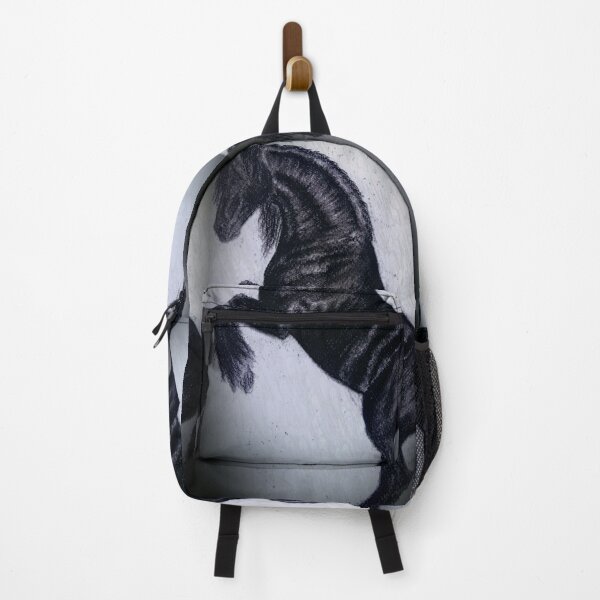 Item preview, Friesian horse rearing stallion drawing designed and sold by horseaddicted.