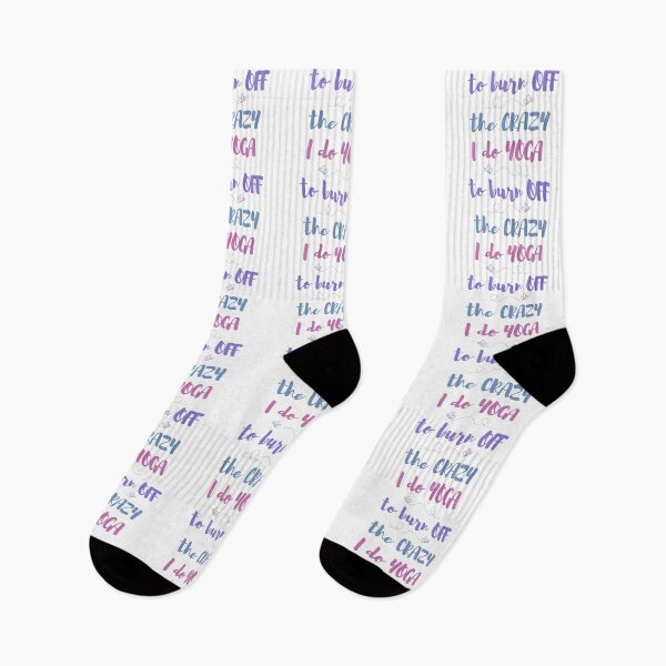 Item preview, I do yoga to burn off the crazy  designed and sold by AllyShop.