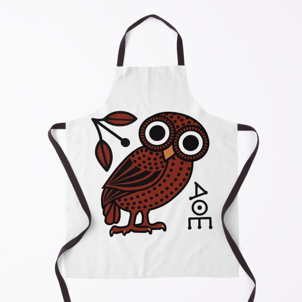 Item preview, Cute Athenian owl inspired by the ancient Greek art on the Tetradrachm coin designed and sold by Happy Puppy Print On Demand.