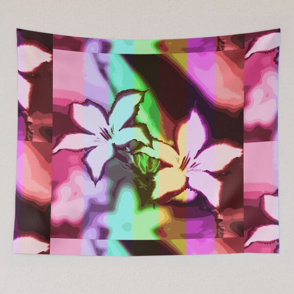 Item preview, Retro flowers designed and sold by Lee's Place.