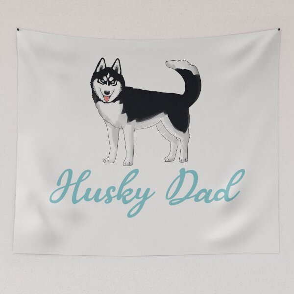 Item preview, Husky Dad designed and sold by okpinsArtDesign.