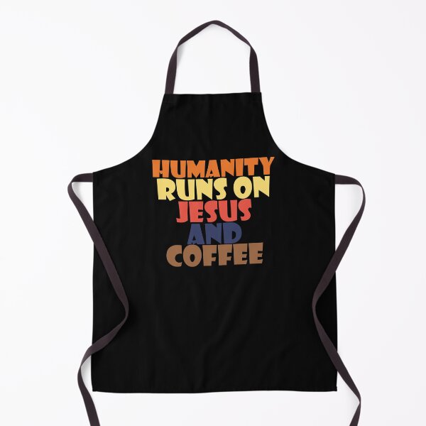 Item preview, Humanity runs on Jesus and coffee vintage retro designed and sold by Graciouss.