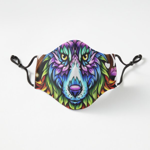 RAINBOW WOLF Fitted 3-Layer
