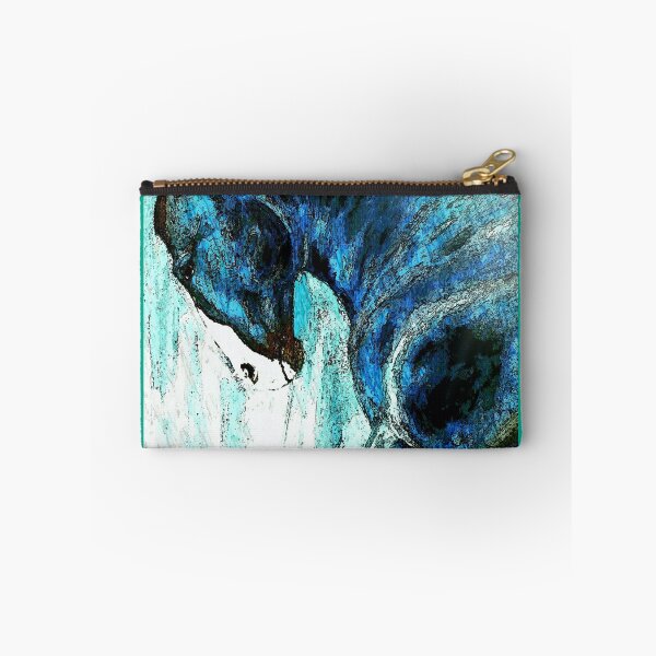 Item preview, Blue horse portrait painting designed and sold by horseaddicted.