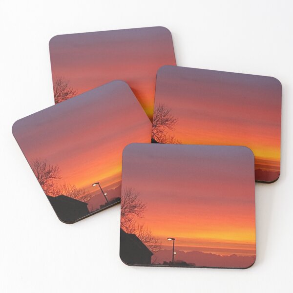 Item preview, Scarlet Sunrise Through the Clouds designed and sold by AbnormalLoad.