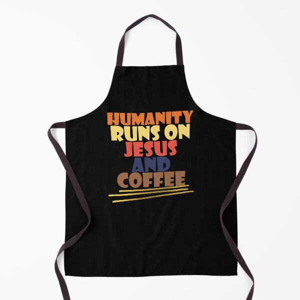 Item preview, Humanity runs on Jesus and coffee vintage retro designed and sold by Graciouss.