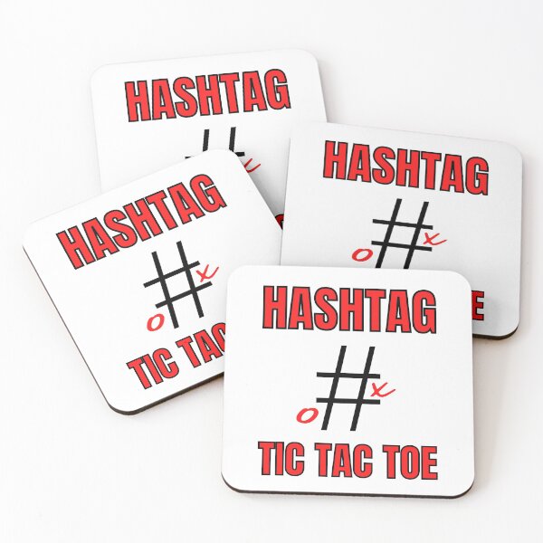 Item preview, Hashtag tic-tac-toe designed and sold by NineteenthHole.
