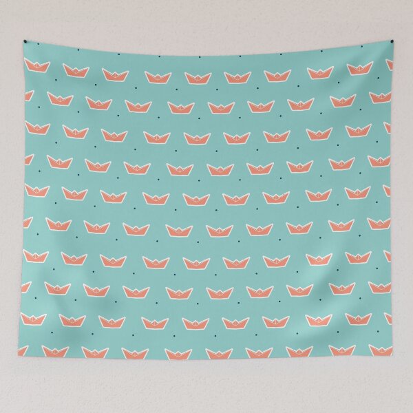 Item preview, Paper Ship - Pink (Pattern) designed and sold by vpessagno.