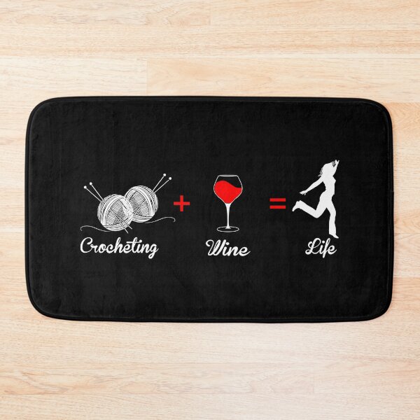 Item preview, Crocheting Wine Life Lifestyle Gift designed and sold by Charles Brian.