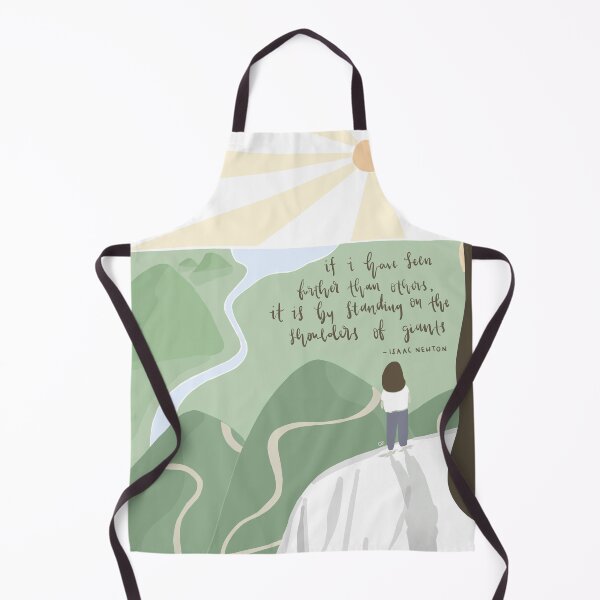 Item preview, Thank You Gift (female): “If I have seen further than others, it is by standing on the shoulders of giants” - Isaac Newton Thank You Quote designed and sold by PleatedCircles.