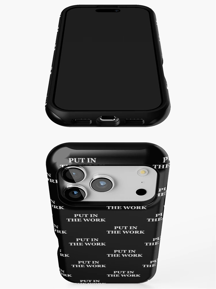 Thumbnail 3 of 4, iPhone Case, Put In The Work designed and sold by Express YRSLF.