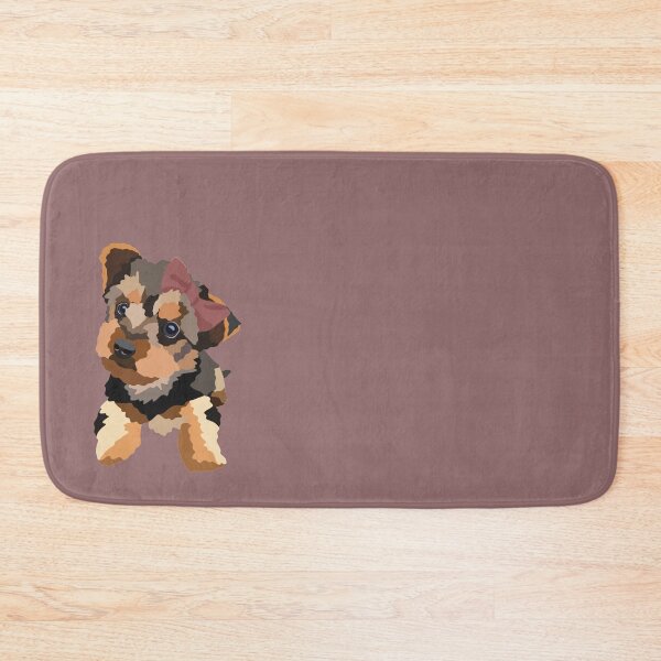Item preview, Tiny Yorkie Bow Dog Portrait Digital Illustration designed and sold by sherylwylie.