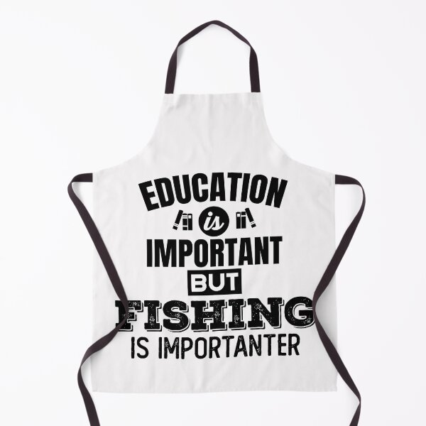 Item preview, education is important but fishing is importanter designed and sold by Bella's Merch.