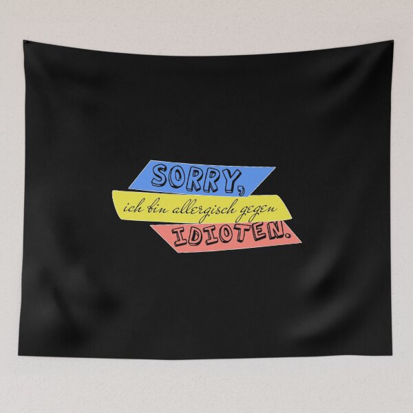Item preview, Sorry I'm allergic to idiots. designed and sold by Shirtrick.