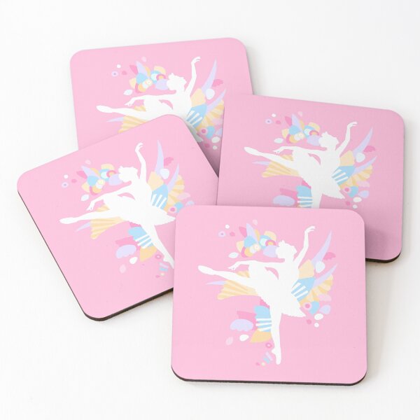 Item preview, Girly Ballerina Colorful Pastels Cutout designed and sold by XOOXOO.