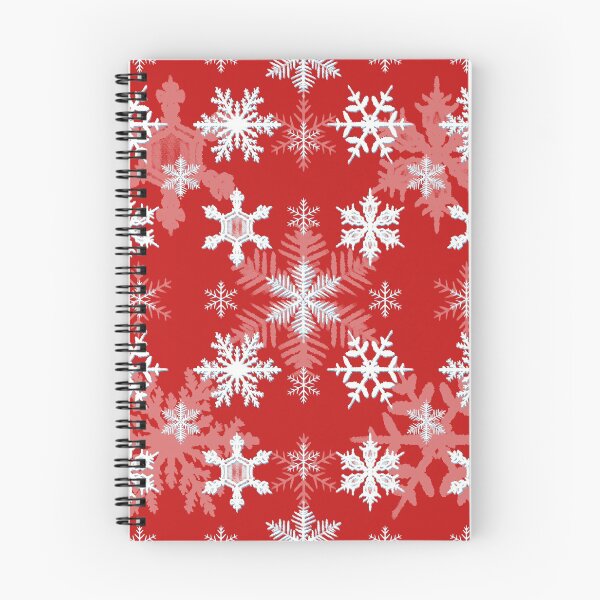 Item preview,  Snowflakes pattern 1 in Red designed and sold by FatSlugDesigns.