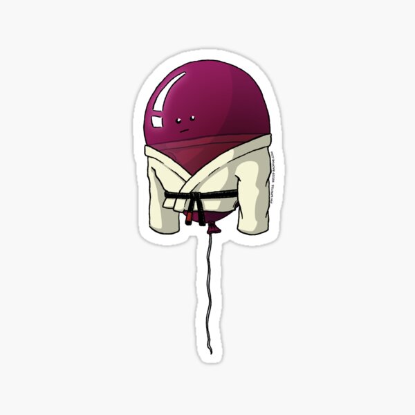 Pin-Sprites - Balloon in a Gi - Color/Face Sticker