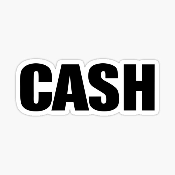 BEST SELLER - Johnny Cash Merchandise Sticker