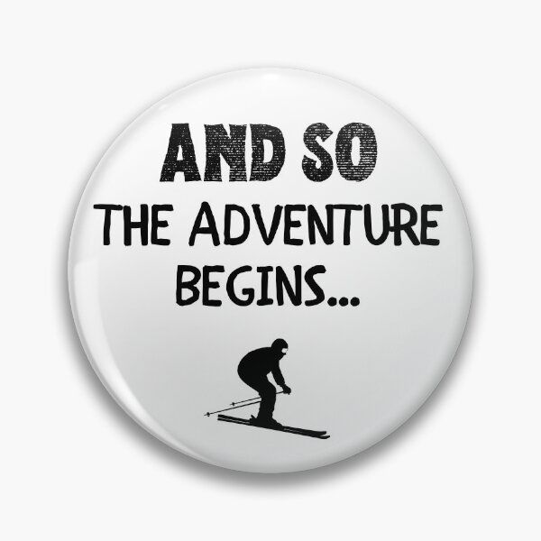 Item preview, Skiing: And so the adventure begins designed and sold by TheGreenGoat.