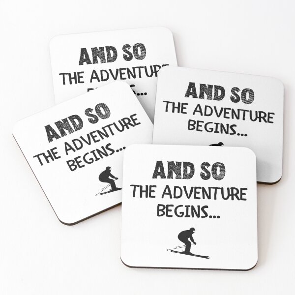 Item preview, Skiing: And so the adventure begins designed and sold by TheGreenGoat.