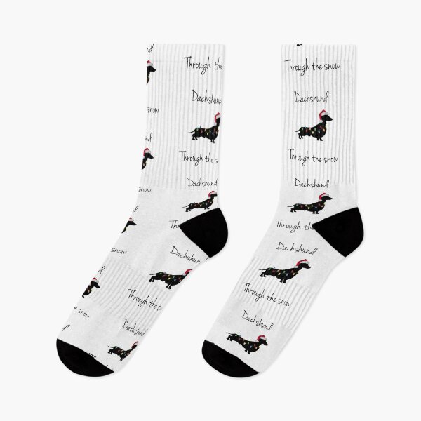 Item preview, Dachshund through the Snow designed and sold by Hallows03.