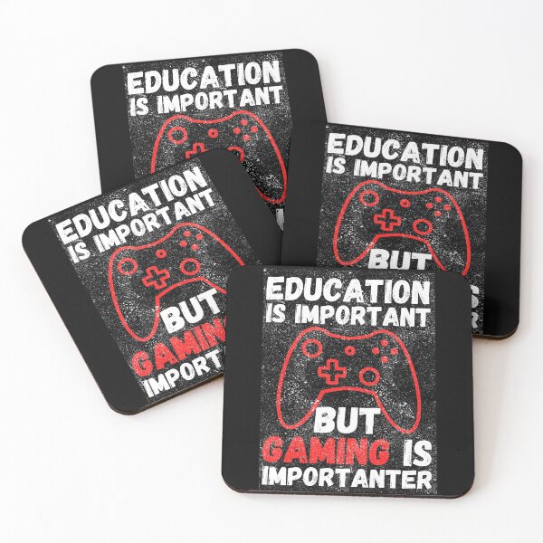 Item preview, Education Is Important But Gaming Is Importanter designed and sold by BahiaStyle.