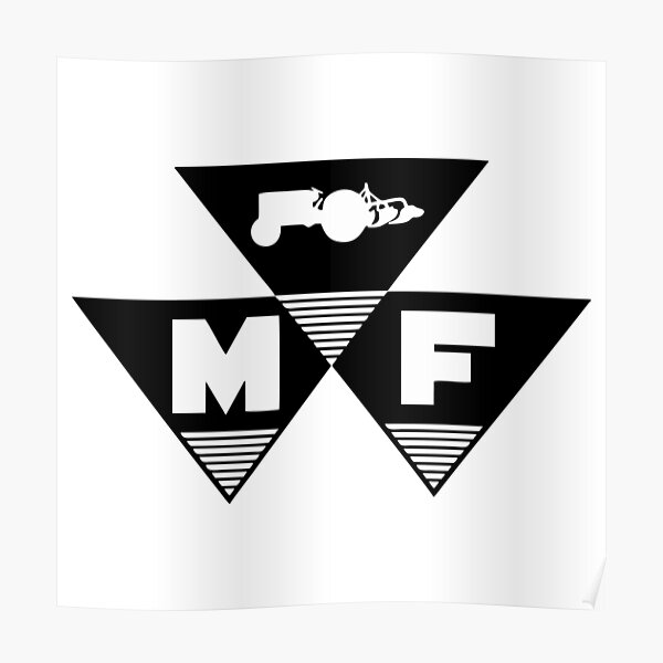 MEILLEUR VENDEUR - Massey Ferguson Logo Ancienne Marchandise Poster